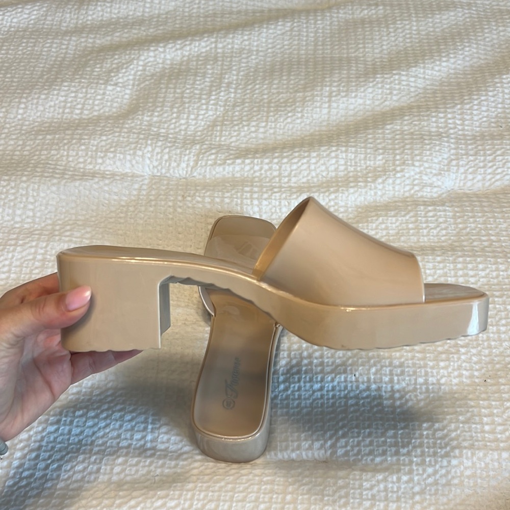 Rubber heels!